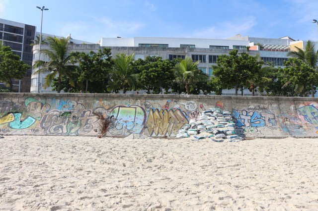 Vu depuis la plage d'Ipanema