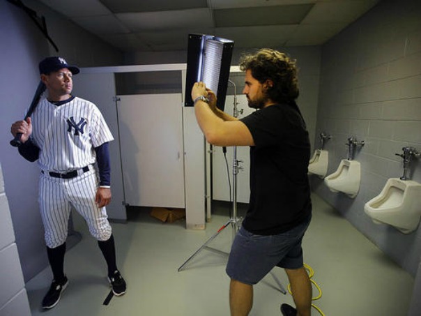 Alex Rodriguez pris par le photographe Nick Laham
